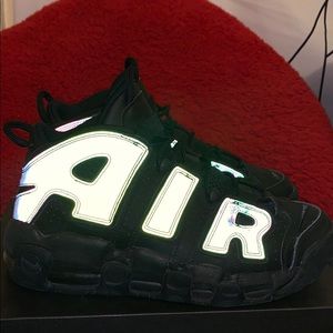 Uptempo Black Reflective 🖤